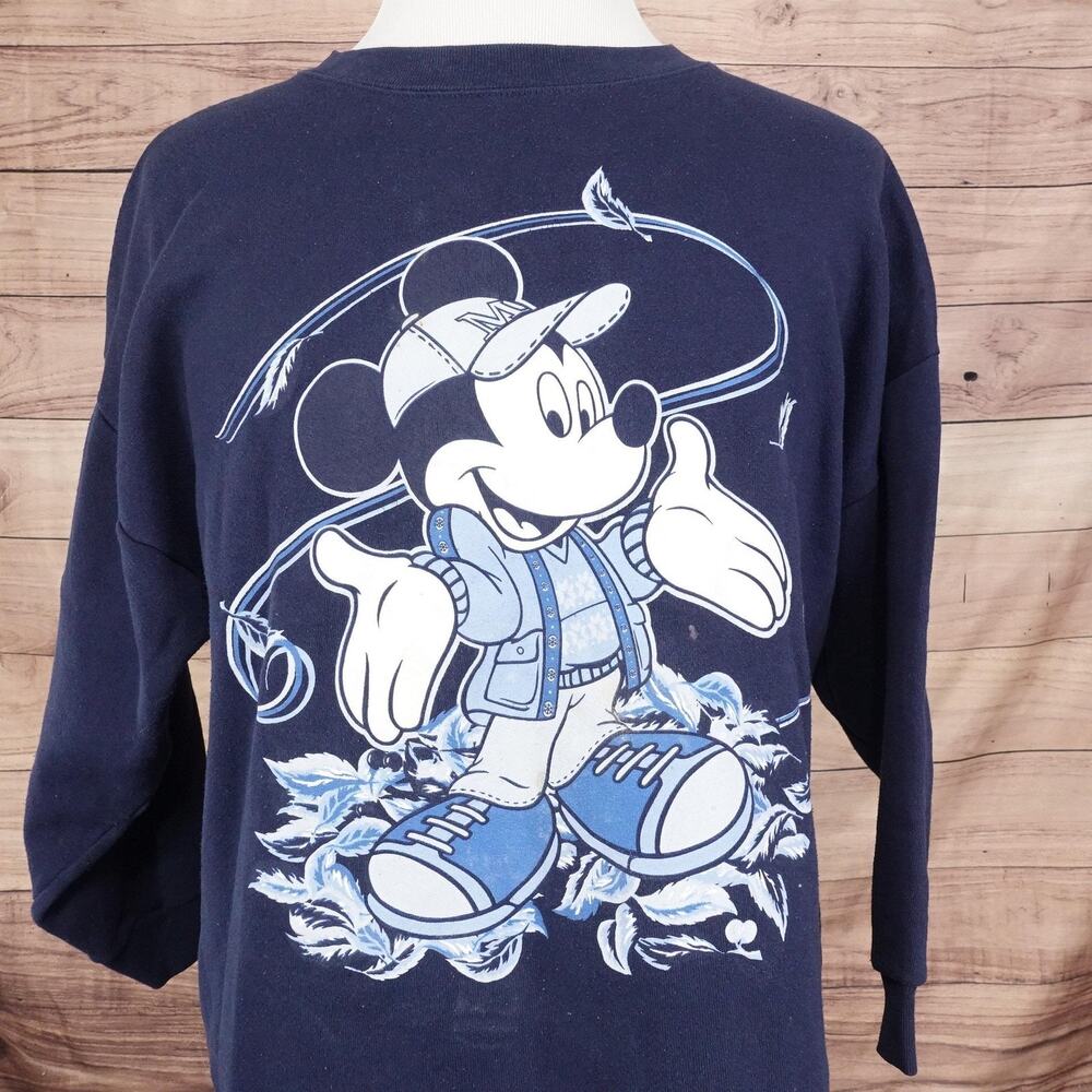 Vintage Mickey Unlimited Sweatshirt Mens 2XL Disney Crewneck Graphic 90s